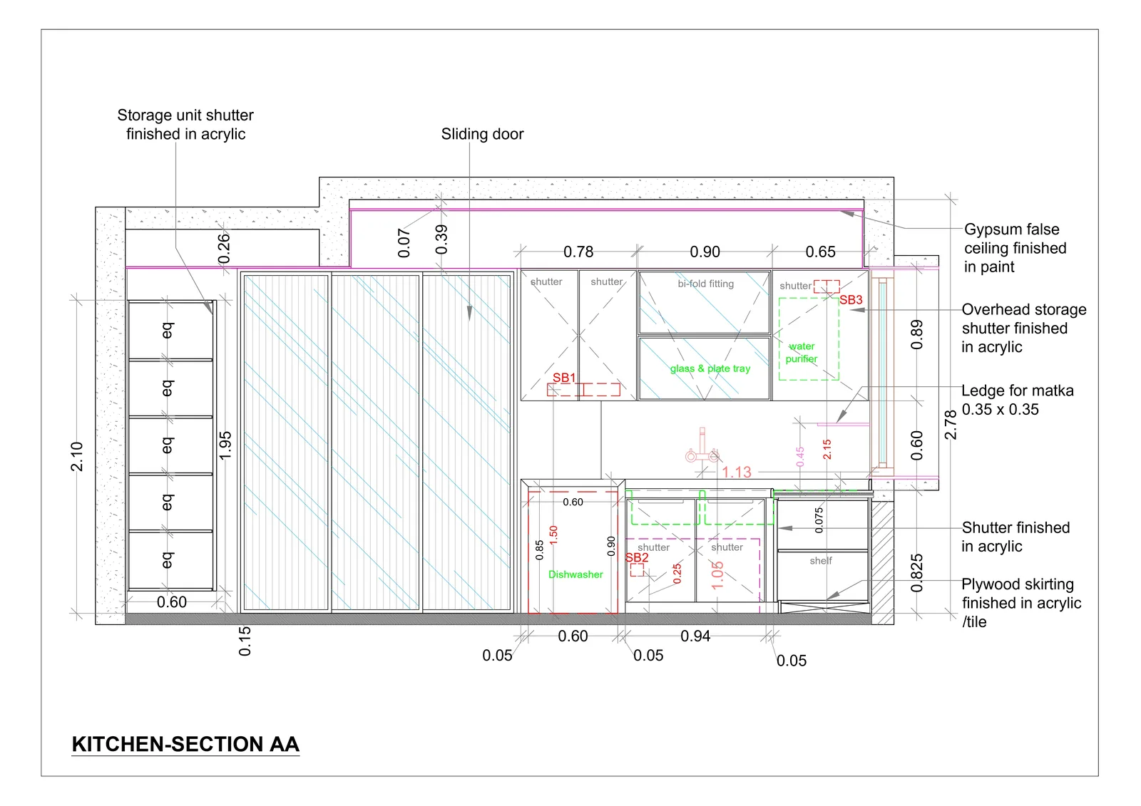 Kitchen section