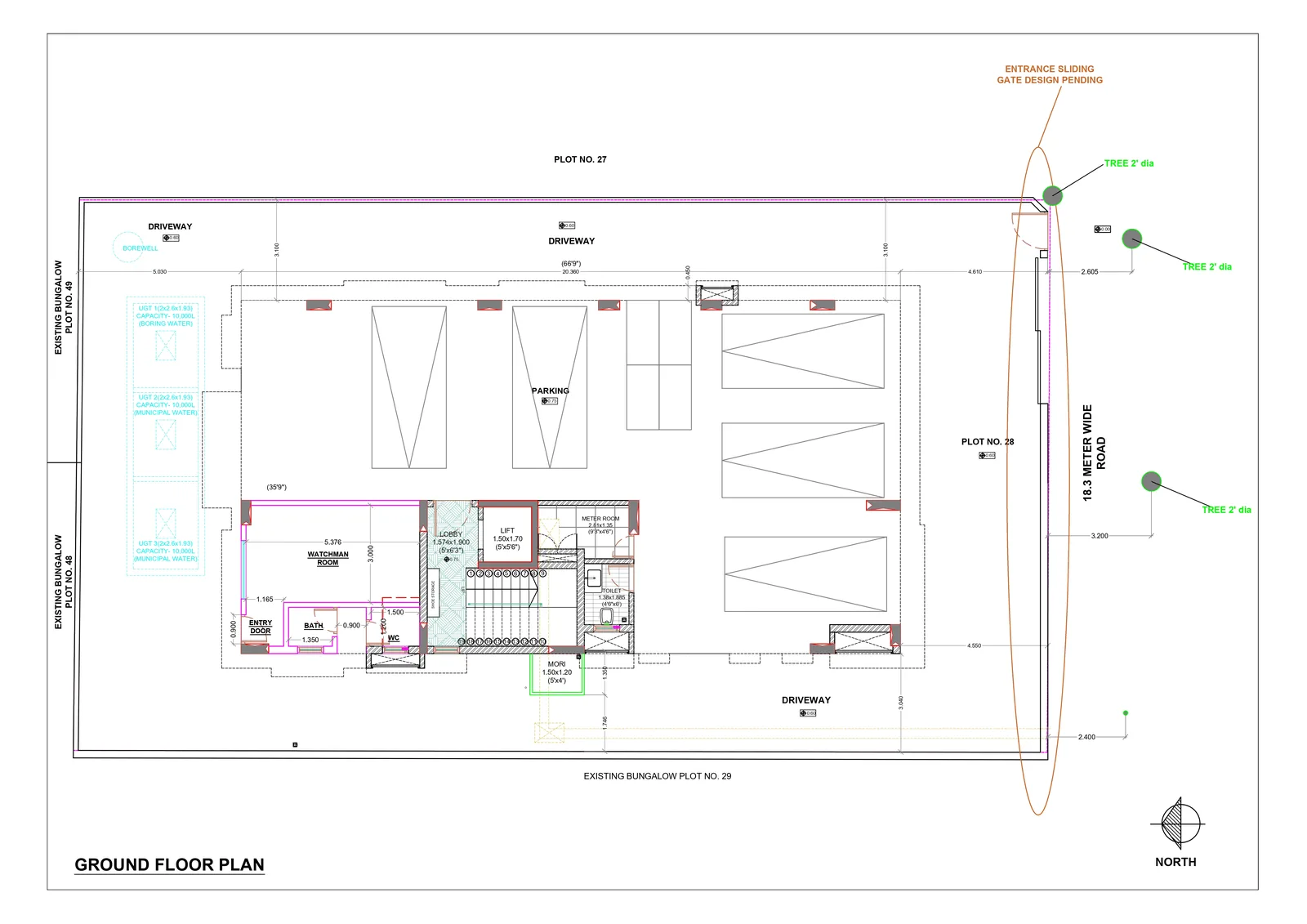 Furniture layout