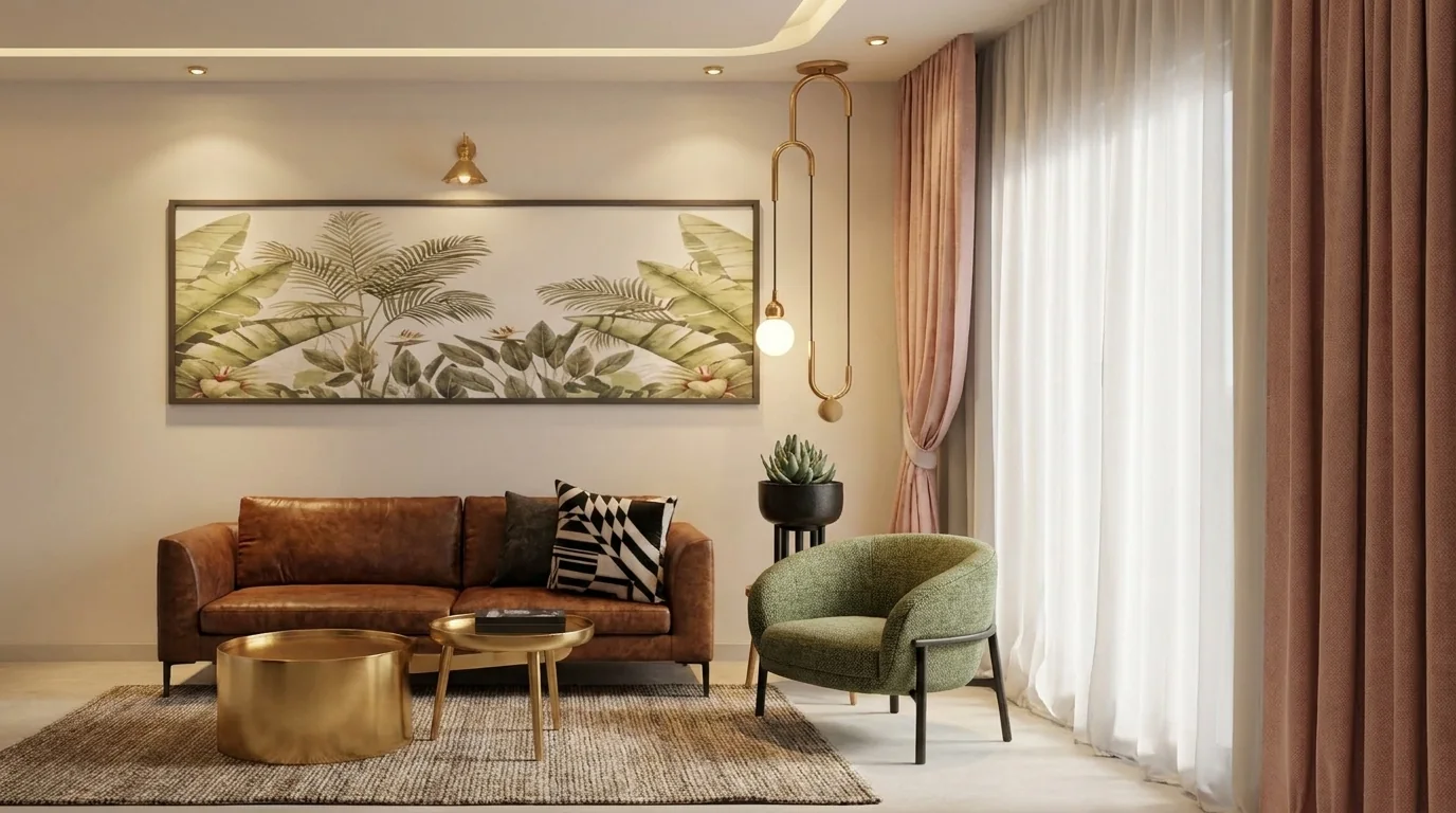 Interior styling render