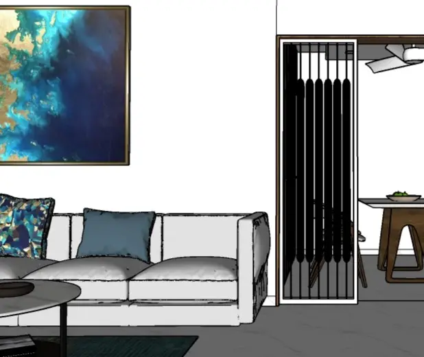 Living Room after