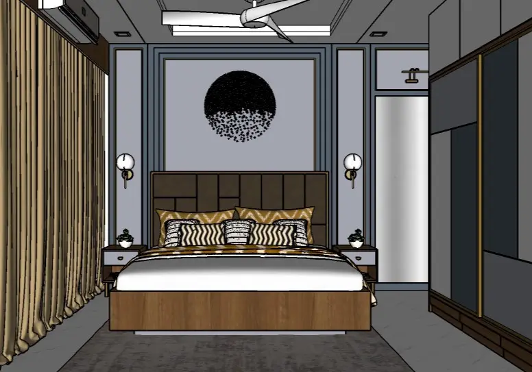 Master Bedroom after