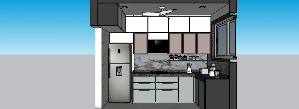 Kitchen after