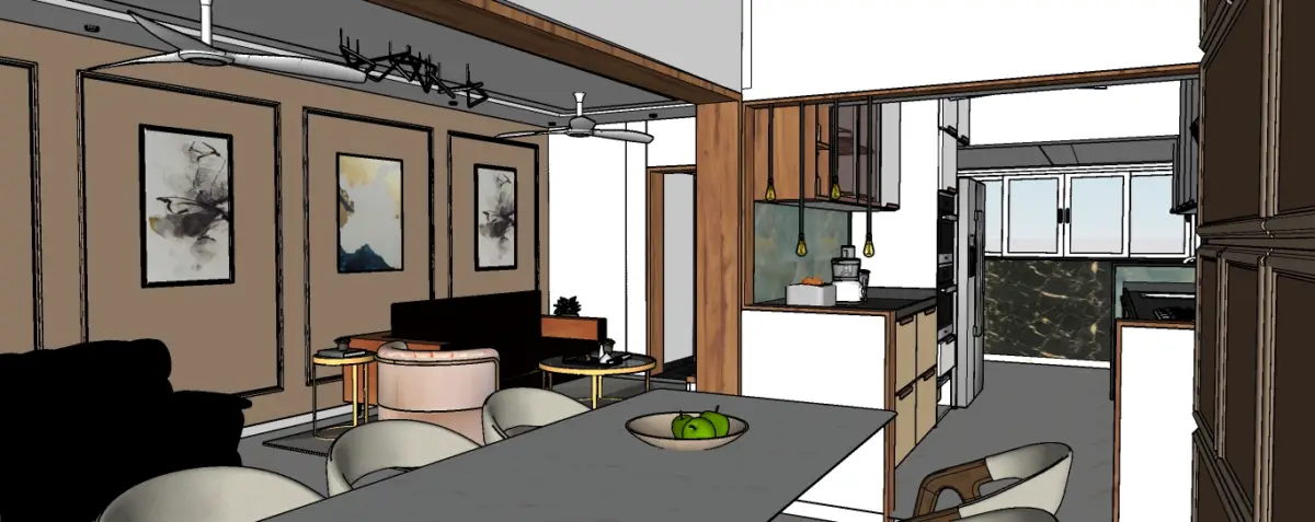 Kitchen after