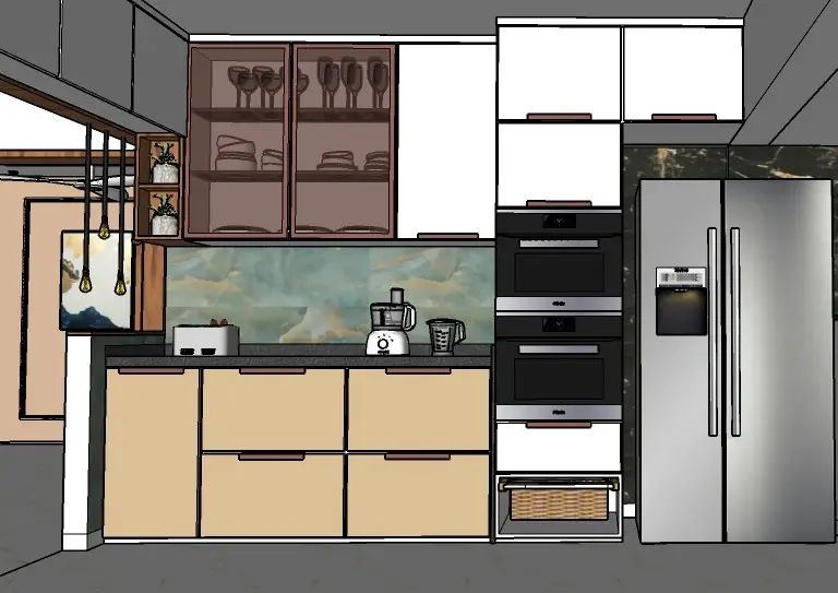 Kitchen after